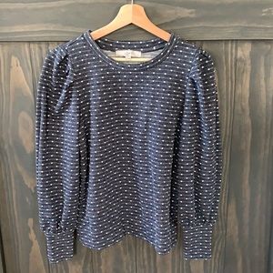 Loft Long, Puff Sleeves Blouse